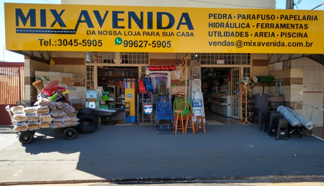 Fachada principal da loja Mix Avenida em Campo Grande/MS